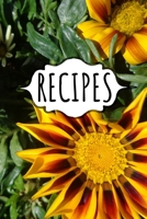 Recipes: A Blank Recipe Journal Cookbook You Create B083XX4ZXS Book Cover