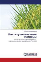 Institutsional'nye matritsy: fenomenologicheskaya priroda, personifikatsiya, sotsial'nyy genezis 3659117684 Book Cover
