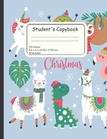 Student's Copybook: Copybook and notebook for students printed and designed on high quality. 120 ligned pages and standard size 8.5*10 inches. 1661554881 Book Cover