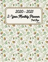 2020 - 2021 Full Size 2-Year Monthly Planner 8.5x11: Agenda Planner For 24 Months Calendar, Appointment Notebook 1093231068 Book Cover