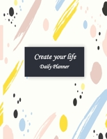 Daily Planner (53 weeks): Cool and Vintage Cover 8.5 X 11 in, large space to note and write your daily schedule as well as a to do list. 1709992611 Book Cover