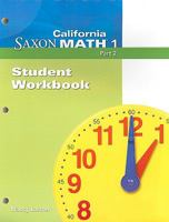 Saxon Math 1: Student Workbook Part 2 1602772002 Book Cover