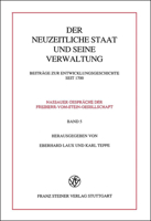 Der Neuzeitliche Staat Und Seine Verwaltung: Beitrage Zur Entwicklungsgeschichte Seit 1700 3515071687 Book Cover