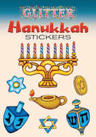 Glitter Hanukkah Stickers 0486470180 Book Cover