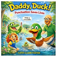 Daddy, Duck!: Punctuation Saves Lives (The Learn and Laugh Series) B0GTBLLNT7 Book Cover