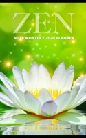 Zen Note Monthly 2020 Planner 12 Month Calendar 1706232780 Book Cover