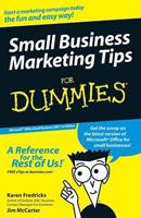 Small Business Marketing Tips For Dummies : Microsoft Office Small Business 2007 0470196165 Book Cover