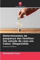 Determinantes da poupança das famílias: Um estudo de caso em Cabul, Afeganistão (Portuguese Edition) 6206670686 Book Cover
