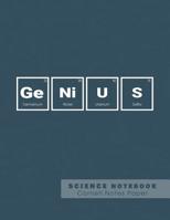 Genius - Science Notebook - Cornell Notes Paper: Funny Periodic Table Joke - Chemestry - Cornell Method Notebook 108171011X Book Cover