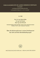 Über die Strömungsformen in einem Strahlapparat bei nicht normalen Betriebsbedingungen 366303948X Book Cover