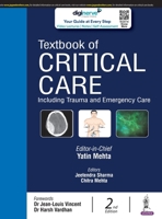 Textbook of Critical Care: Including Trauma and Emergency Care 9390595657 Book Cover