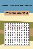 Famous Quotes Word Search Puzzles Winston Churchill B083XRVSLL Book Cover