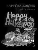 Happy Halloween Coloring Book: coloringbook for kids 4-12year / coloring book Gift, 100 Pages, 8,5x11, Soft Cover, Matte Finish B08GDK9QSG Book Cover