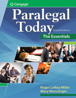 Paralegal Today: The Essentials 1337414069 Book Cover