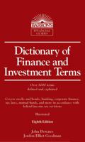 Dictionary of Finance and Investment Terms 0812025229 Book Cover