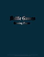 Battle Games Gaming Paper: Reversible Double Sided 1 Inch Square Grids and 1 Inch Hexagonal Grids: 8.5" x 11" Square and Hex Grid Graph Paper Notebook 50 Pages for Fantasy Role Playing Game Map Making 1721612165 Book Cover
