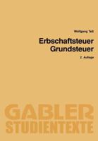 Erbschaftsteuer Grundsteuer 3409021418 Book Cover