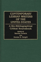 Contemporary Lesbian Writers of the United States: A Bio-Bibliographical Critical Sourcebook 0313282153 Book Cover