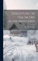 Einleitung in das Im des Altnordischen 1022118196 Book Cover