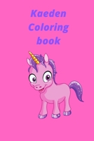 Kaeden coloring book B089D392C9 Book Cover