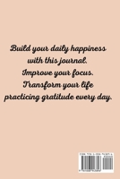 Gratitude Journal: Daily Happiness Diary 1008943894 Book Cover