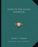 State of the Union Speeches 1505638380 Book Cover
