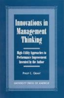 Innovations in Management Thinking 0761814787 Book Cover