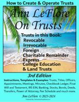 Ann Leflore - On Trusts: How to Create and Operate Seven (7) Trusts B0FD7HG6Y8 Book Cover