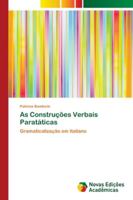 As Construções Verbais Paratáticas 6139603722 Book Cover