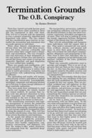Termination Grounds: The O.B. Conspiracy 1434307204 Book Cover
