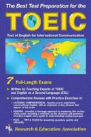 TOEIC w/ Audio Cassettes (REA) - The Best Test Prep for the TOEIC (Test Preps) 0878917969 Book Cover