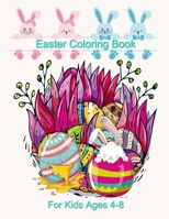 Easter Coloring Book Kids Ages 4-8: Easter Egg Coloring Book For Kids, Easter Egg Mandala Coloring Book B08YQM3V7S Book Cover