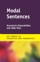 Modal Sentences 1108839371 Book Cover