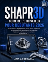 Guide De L'utilisateur Shapr3d Pour Débutants 2026: Guide pratique étape par étape pour le dessin de précision, la modélisation 3D, la conception ... et l'impression 3D (French Edition) B0HF19W9D5 Book Cover