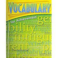 Vocabulary for Achievement: 2nd Course 0669464783 Book Cover