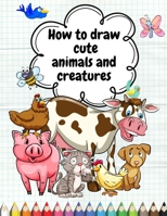 How to Draw Cute Animals and Creatures: A Simple Step-by-Step Guide to Drawing Animals For Beginners & Kids to Improve Their Creativity in an Easy Way! B093B22KYX Book Cover