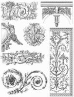 French Decorative Designs of the 18th Century CD-ROM and Book 048699693X Book Cover