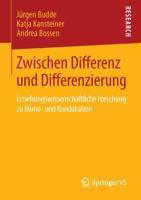 Zwischen Differenz Und Differenzierung: Erziehungswissenschaftliche Forschung Zu Mono- Und Koedukation 3658026979 Book Cover