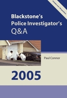 Blackstone's Police Investigators' Q&A 2016 0199275440 Book Cover