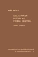 Reaktionen in Und an Festen Stoffen 3642880436 Book Cover