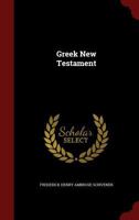 Greek New Testament 1015933432 Book Cover