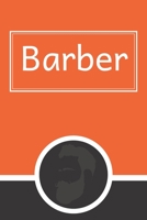 Barber: Appointment Book for Salons, Spas, Hair Stylist, Beauty, Barber, Appointment Book with Times Daily and Hourly Schedule ( Book 15 Minute) 1660447550 Book Cover