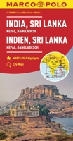 India, Sri Lanka, Nepal, Bangladesh Marco Polo Map 3829739443 Book Cover