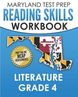MARYLAND TEST PREP Reading Skills Workbook Literature Grade 4: Preparation for the MCAP English Language Arts Assessments B0848PMC8T Book Cover