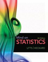 Mind on Statistics 0538733489 Book Cover