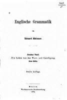 Englische Grammatik, Volume 2 1530773946 Book Cover