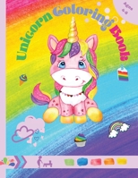 Unicorn Coloring Book: Great Coloring & Activity Book with Cute Unicorn for Kids Ages 4-8 / 48 Unique and Adorable Designs Coloring Pages / Magical Unicorn for children / Perfect Gift 8746989757 Book Cover