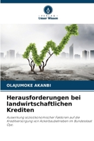Herausforderungen bei landwirtschaftlichen Krediten (German Edition) 6208027829 Book Cover
