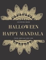 Halloween Happy Mandala Coloring Book: Relax, and Refresh Yourself (Design Originals) 80 Pages of Beautiful B08L2VX8WL Book Cover