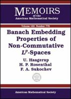 Banach Embedding Properties of Non-Commutative Lp-Spaces 0821832719 Book Cover